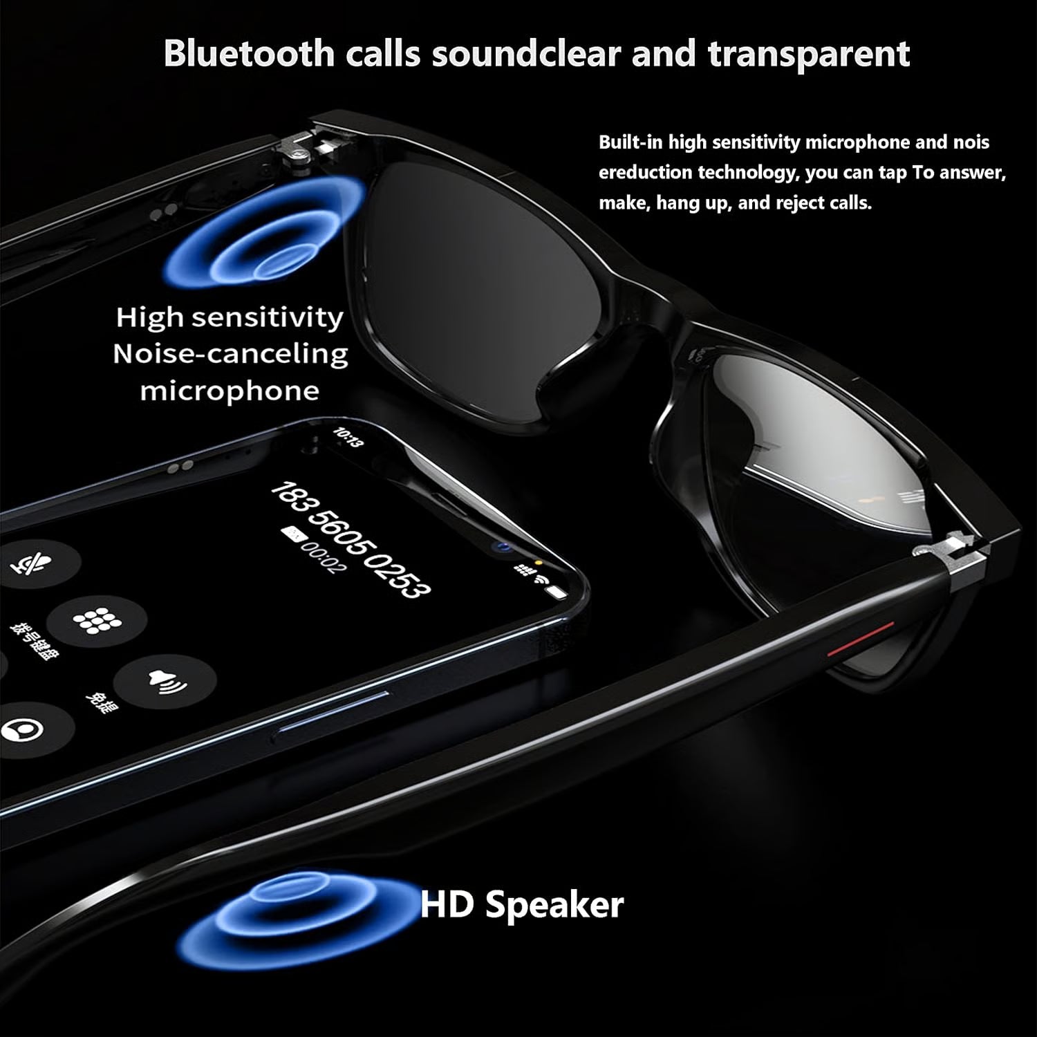 4k Camera AI Smart Glasses