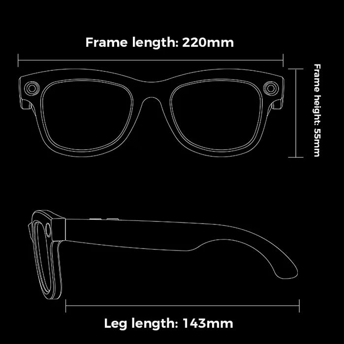 4k Camera AI Smart Glasses